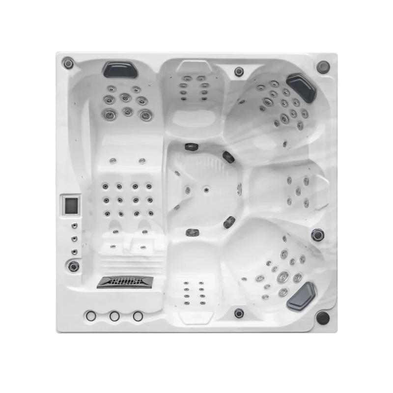 6 vietų masažinė vonia l507