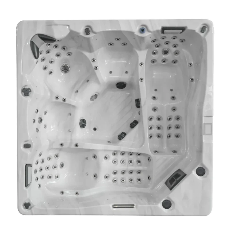 5 vietų masažinė vonia v01 juoda